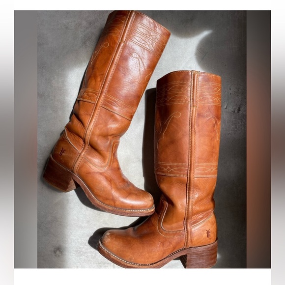 Frye Shoes - Vintage Frye Stitching Horse Campus Boots